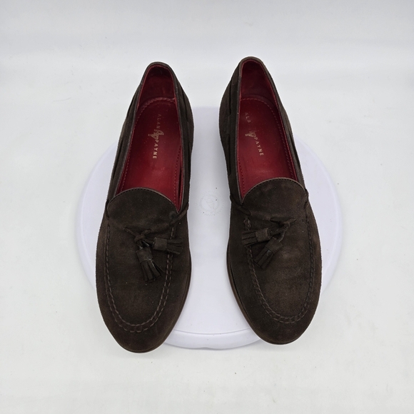 Alan Payne Shoes Men's 9 Loafers Slip On Brown - Picture 2 of 10